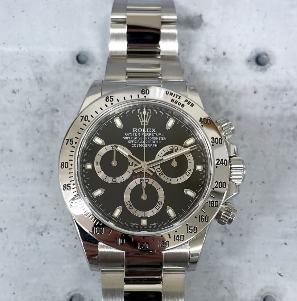 Pristine watch in light